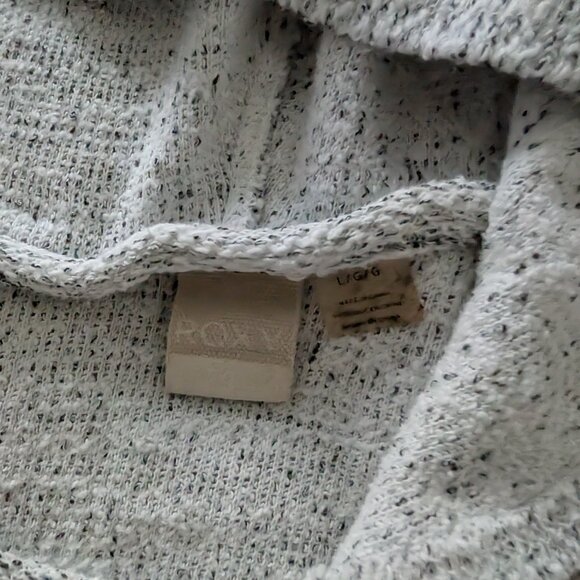 ROXY cotton blend hoodie poncho - Picture 6 of 7